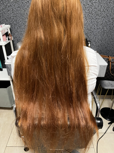 Keratin vorher